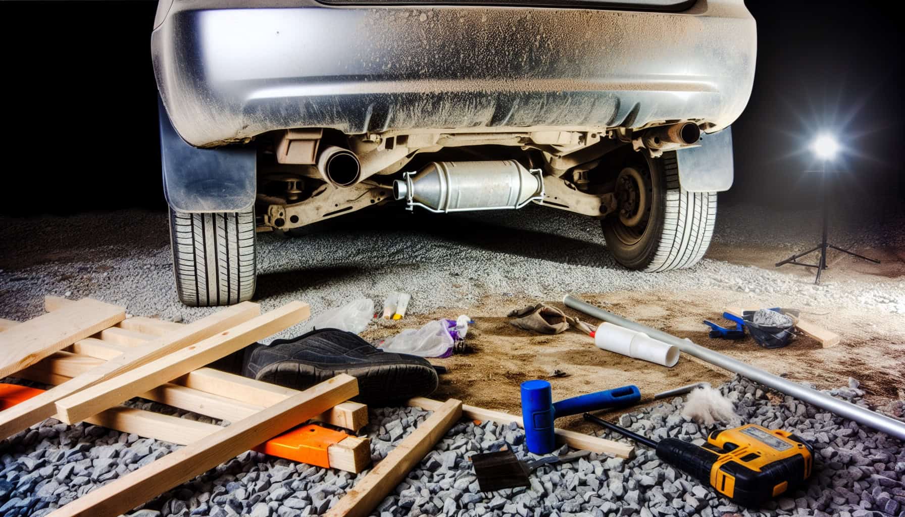 the day our catalytic converter was stolen